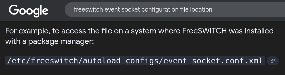 Free Switch event socket pass location