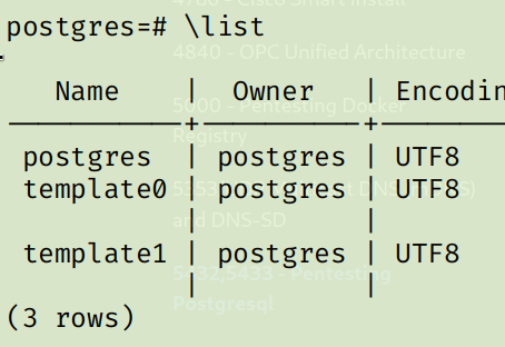 list_databases