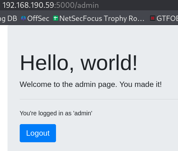 logout